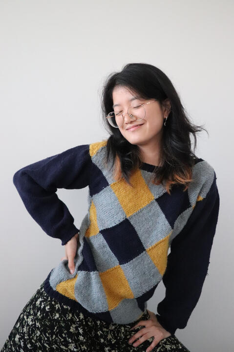Natalie Sweater Pose Natalie Sweater Pose