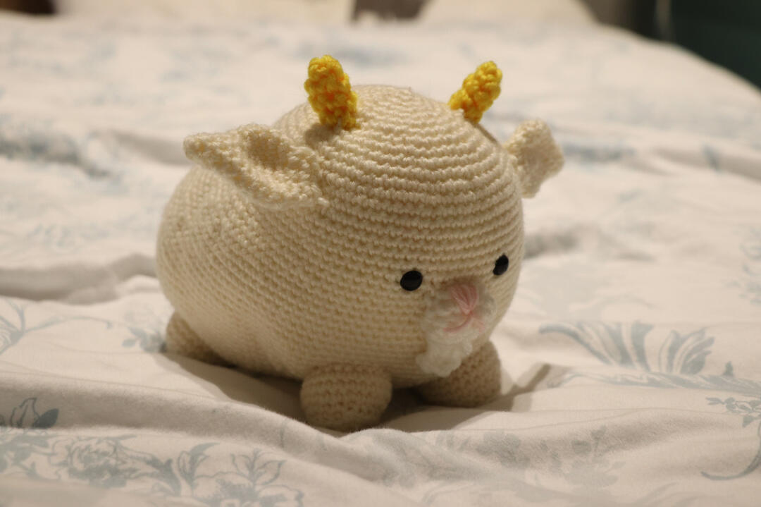 Crochet Goat Plush 1 Crochet Goat Plush 1