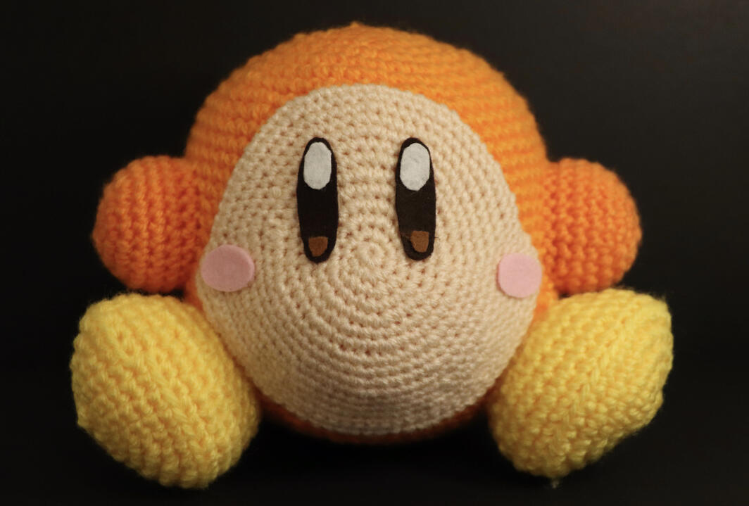 Crochet Waddle Dee Plushie Crochet Waddle Dee Plushie
